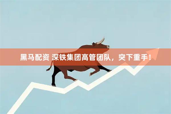 黑马配资 深铁集团高管团队，突下重手！