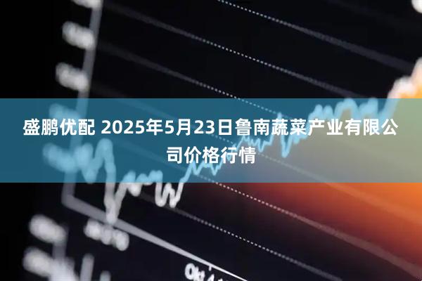盛鹏优配 2025年5月23日鲁南蔬菜产业有限公司价格行情