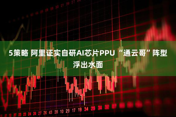 5策略 阿里证实自研AI芯片PPU “通云哥”阵型浮出水面